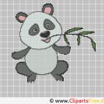 Sticken Für Kinder Vorlagen Neu Stickvorlage Panda Stickvorlagen Kostenlos