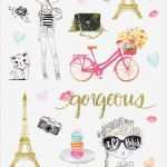 Sticker Vorlagen Angenehm Je Taime Paris Caucasian Planner Stickers Kate Spade