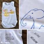 Stoff Bemalen Vorlagen Erstaunlich Babyshower Diy Strampler Bemalen