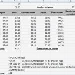 Stückliste Excel Vorlage Download Erstaunlich Wie Erstelle Ich Eine Excelformel Um Überstunden