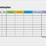 Stundenplan Vorlage Excel Erstaunlich 11 Stundenplan Vorlage Excel