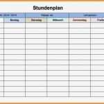 Stundenplan Vorlage Excel Wunderbar 9 Stundenplan Excel