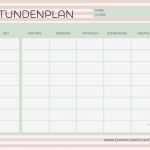 Stundenplan Vorlage Inspiration Stundenplan Vorlage Zum Ausdrucken Erstaunlich Niedlich