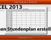 Stundenplan Vorlage Pdf Erstaunlich 12 Stundenplan Excel