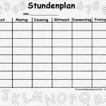 Stundenplan Vorlage Pdf Schön Stundenpläne Für Schule