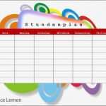 Stundenplan Vorlage Word Wunderbar Stundenplan Vorlagen Word &amp; Excel Download