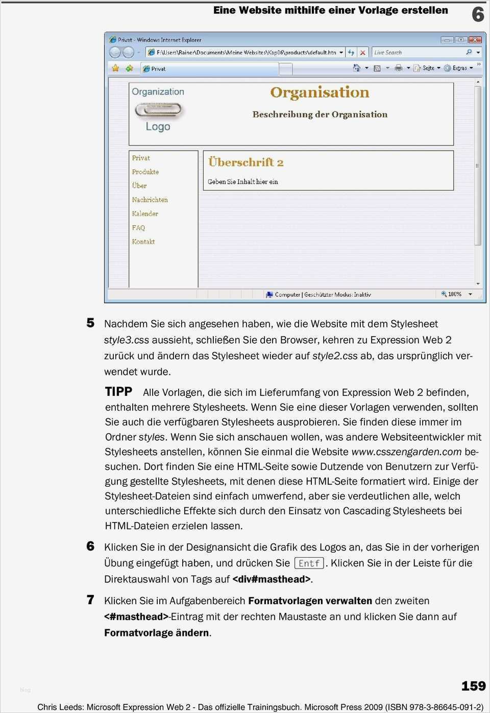 Stylesheet Css Vorlagen Erstaunlich 6 Eine Website Mithilfe Pdf