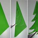 Tannenbaum Basteln Papier Vorlage Erstaunlich 3d Tannenbaum Aus Papier Selber Basteln