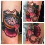 Taschenuhr Tattoo Vorlage Inspiration Tattoo 3d Taschenuhr Mit Kette