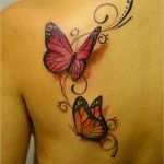 Tattoo Banderole Vorlagen Hübsch Realistic butterfly Tattoos