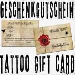 Tattoo Gutschein Vorlage Cool Tattoo Gutschein In Berlin Alles Mögliche Kaufen Und