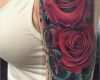 Tattoo Vorlagen Hübsch Tattoo Rose Auf Dem Oberarm