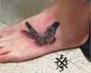 Tattoo Vorlagen Schmetterling Cool Schmetterling 3d Tattoo Fuss