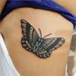 Tattoo Vorlagen Schmetterling Elegant Tattoo Schwarzer Schmetterling