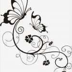 Tattoo Vorlagen Schmetterling Luxus Schmetterling Mit Blumenornament Wandtattoo Wandsticker