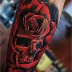 Tattoo Vorlagen totenkopf Gut totenkopf In Rose Tattoo