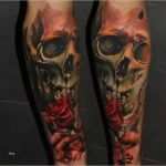 Tattoo Vorlagen totenkopf Luxus 3d totenkopf Rosen Tattoo