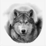 Tattoo Vorlagen Wolf Cool Black and Grey Realistic Wolf sonstiges