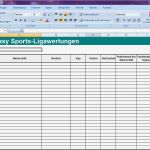 Teilnehmerliste Vorlage Excel Gut Ligawertung Fantasy Sports Png