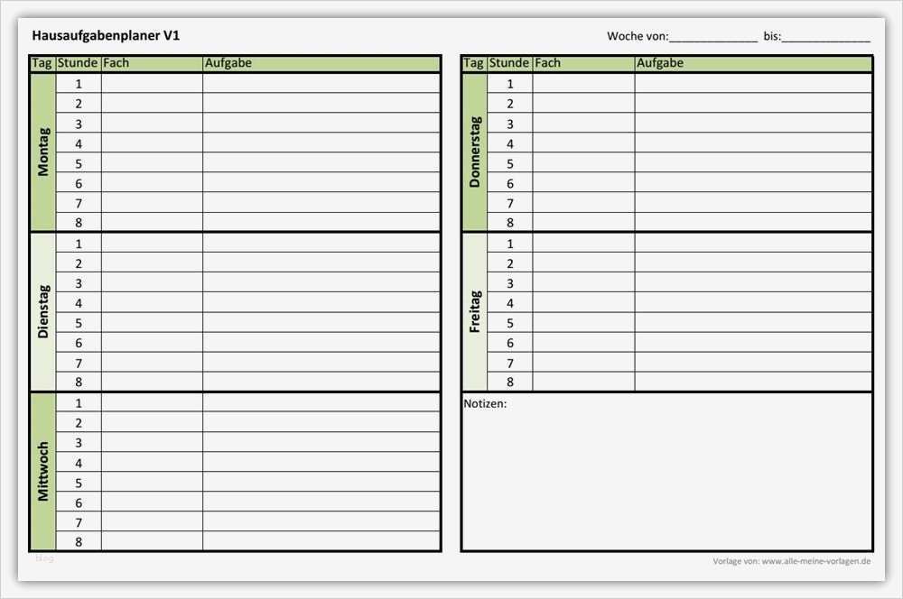 Telefonliste Vorlage Kostenlos Süß Hausaufgabenplaner Vorlage Ideen 