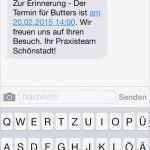 Terminerinnerung Per Sms Vorlage Beste Sms Und Email Erinnerungen Für Tierarztpraxen