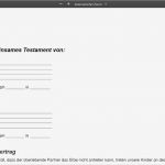Testament Vorlage Pdf Erstaunlich Muster Berliner Testament Berliner Testament