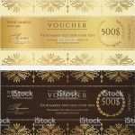 Ticket Gutschein Vorlage Genial Gold Tickets Gutschein Geschenkgutschein Gutschein Vorlage