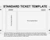 Ticket Vorlage Zum Bearbeiten Best Of Ticket Template Word