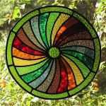 Tiffany Glas Vorlagen Cool Stained Glass Panel Four Seasons Spring Decorative