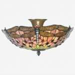 Tiffany Lampen Vorlagen Inspiration Clayre &amp; Eef 5ll 5415 Tiffany Deckenlampe 23x40cm &quot;libelle&quot;