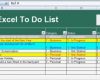 To Do Liste Vorlage Excel Schönste to Do List Excel Template