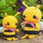 Topflappen Häkeln Vorlagen Kostenlos Beste Amigurumi Minimee Biene Häkeln Mika Kostenlose