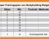 Trainingsplan Vorlage Erstaunlich 6 Vorlage Trainingsplan