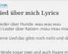 über Mich Text Vorlagen Wunderbar über Mich Text Vorlagen Erstaunlich &quot;das Lied Über Mich