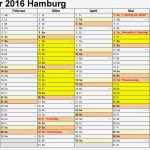 Untermietvertrag Vorlage Hamburg Elegant Kalender 2016 Hamburg Ferien Feiertage Excel Vorlagen