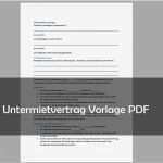 Untermietvertrag Vorlage Pdf Einzigartig Untermietvertrag Muster Vorlage Pdf Download – Giga