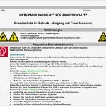 Unterweisung Fremdfirmen Vorlage Beste Unterweisung Umgang Feuerlöscher Vorlage Zum Download