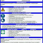 Unterweisung Gefahrstoffe Vorlage Neu Großzügig Betriebsanweisungen Vorlage Ideen