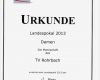 Urkunde Patenschaft Vorlage Großartig Volleyball Urkunde Landespokal