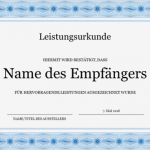 Urkunde Vorlage Word Genial Urkunde Für Hervorragende Leistungen Blau Fice Templates