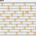 Urlaubsliste Vorlage Cool Kalender 2014 In Excel Zum Ausdrucken 16 Vorlagen