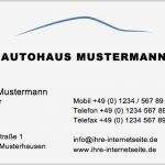 Visitenkarten Indesign Vorlage Fabelhaft Autofreund24