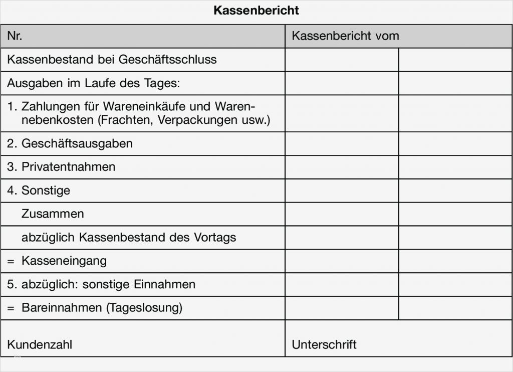 Vorlage Besucherbuch Für Firmen Wunderbar Kassenbericht • Definition Im Gabler Wirtschaftslexikon