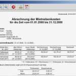 Vorlage Betriebskostenabrechnung Excel Hübsch Mietnebenkostenrechner Download