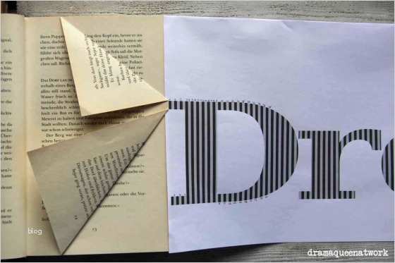 3D Book Art – Wörter in Bücher falten