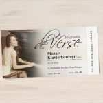 Vorlage Eintrittskarte Word Elegant Tickets Drucken &amp; Erstellen