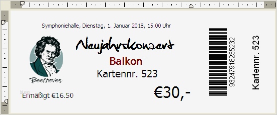 TicketCreator Eintrittskarten gestalten und erstellen