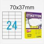 Vorlage Etiketten 70 X 37 Mm Luxus Weiße Luma Etiketten 70x37 Mm 3x8 24 Aufkleber A4