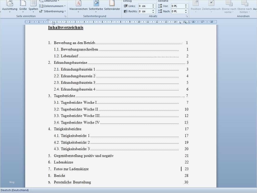 Vorlage In Word Erstellen Großartig Problem Bei Inhaltsverzeichnis Mir