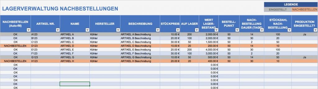 Vorlage Inventarliste Hausrat Angenehm Kostenlose Excel ...